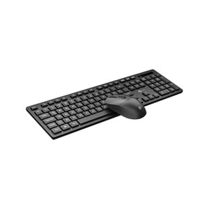 Lecoo KW201 Kablosuz Türkçe Q Klavye & Mouse Set Siyah