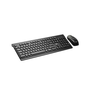 Lecoo KW203 Kablosuz Türkçe Q Klavye & Mouse Set Siyah