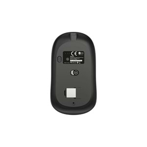 Lecoo WS210 Dual Mod RGB 2.4GHz WiFi+ Bluetooth 1600DPI 6 Tuşlu Şarjlı Sessiz Kompakt Kablosuz Optik Mouse Siyah