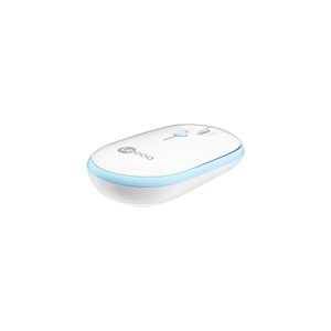 Lecoo WS212 Kablosuz 1600DPI 4 Tuşlu Optik Mouse Beyaz & Mavi