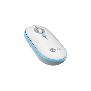 Lecoo WS212 Kablosuz 1600DPI 4 Tuşlu Optik Mouse Beyaz & Mavi