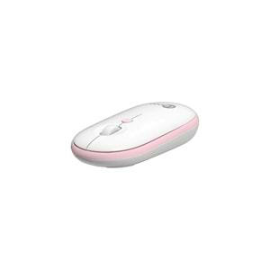 Lecoo WS212 Kablosuz 1600DPI 4 Tuşlu Optik Mouse Beyaz & Pembe