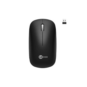 Lecoo WS214 Kablosuz 1200DPI 3 Tuşlu Optik Mouse Siyah