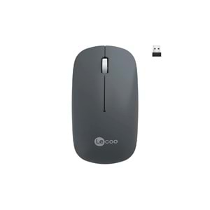 Lecoo WS214 Kablosuz 1200DPI 3 Tuşlu Optik Mouse Gri