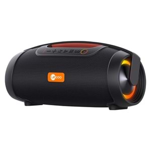 Lecoo DS151 Boombox RGB Bluetooth 5.0 Stereo 80W TWS IPX5 Taşınabilir Hoparlör Siyah