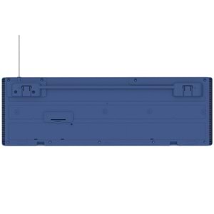 Everest KB-74 Beyaz/Mavi USB Rainbow Aydınlatmalı Q Membrane