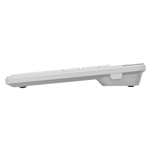 Everest KB-BT66 Beyaz 2.4G+BT1+BT2 üçü bir arada 3 in 1 Q Kablosuz klavye