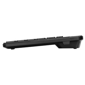 Everest KB-BT66 Siyah 2.4G+BT1+BT2 üçü bir arada 3 in 1 Q Kablosuz klavye