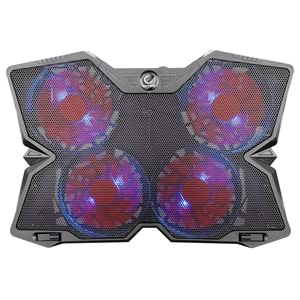Addison Rampage AD-RC3 X-DRAGON Siyah 140mm 4 Adet Fan Notebook Soğutucu Stand