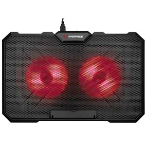 Addison Rampage AD-RC12 CLAW Siyah 2 Fan 2 USB RGB Işıklı 15-17 Notebook Soğutucu Stand
