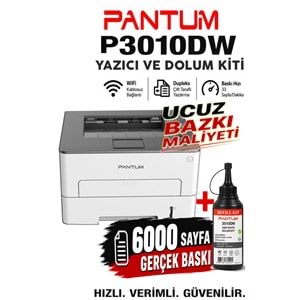 Pantum P3010DW Wi-Fi Mono Lazer Yazıcı