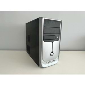 OEM Boş Bilgisayar Kasası ATX Mid Tower Siyah/Gümüş boş kasa