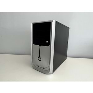 OEM Boş Bilgisayar Kasası ATX Mid Tower Siyah/Gümüş boş kasa