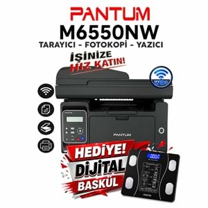 Pantum M6550NW Çok Fonksiyonlu Network+Wifi+Fotokopi+ADF Tarayıcı+Lazer Yazıcı