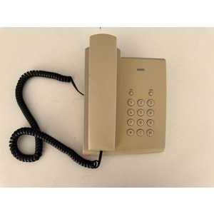 KAREL FULYA BEYAZ SABİT MASA TELEFONU 2.EL 3AY GARANTİLİ