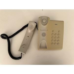 KAREL FULYA BEYAZ SABİT MASA TELEFONU 2.EL 3AY GARANTİLİ