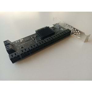 PCIE SATA Kartı 20 Bağlantı Noktaları - 6 Gbps SATA 3.0 Denetleyici Genişletme Kartı, Mini PCI Express 20 Prot SATA Çoklayıcı