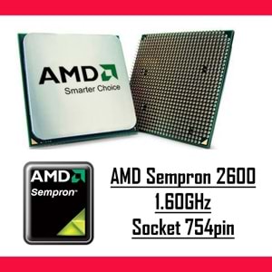 AMD Sempron 2600 1.60 Ghz 754p Tray Masaüstü Bilgisayar İşlemci