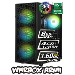 WarboX Armi i5 4570s 8gb Ram 256gb 250gb Ssd R7 240-4gb E.kartı Gaming Bilgisayar