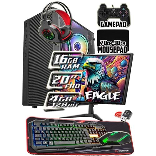WarboX Eagle 16gb Ram X5650 İşlemci 256gb SSD R7 240-4gb E.kartı 20