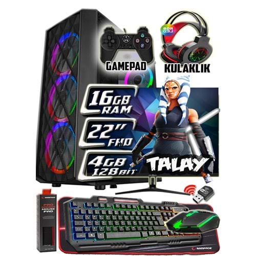 WarboX Talay i5 3350p 16gb Ram 256gb Ssd 250gb Hdd R7 240-4gb E.kartı 22