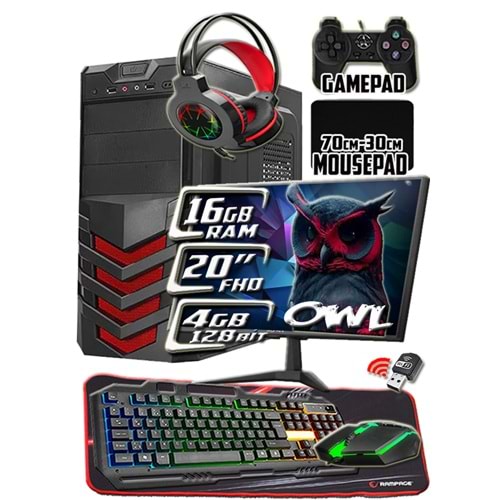 WarboX Owl 16gb Ram X5650 İşlemci 256gb SSD 250gb Hdd R7 240-4gb E.kartı 20