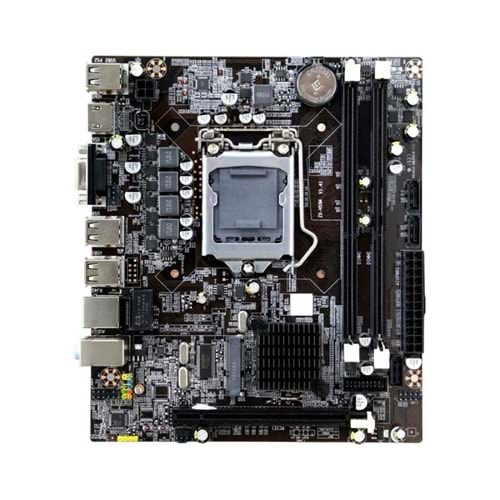 Turbox WorkTeam H55M Sata DDR3 1600MHZ usb 2.0 Vga Hdmı Ses Lan 1156p 1.gen Anakart