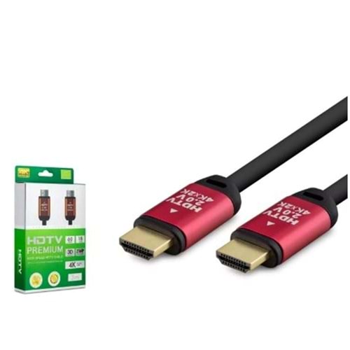 NODAR ND4051 3M HDMI 2.0 Kablo 8.0mm 60Hz 4K Ultra HD 3D TV Monitör Notebook Projeksiyon HDMI Kablosu