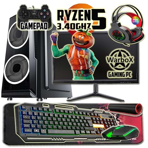 ALPAGUT Ryzen5 3.60ghz İşlemci 16gb Ddr4 Ram 240gb Ssd R7 240 Ddr5 E.Kartı 24