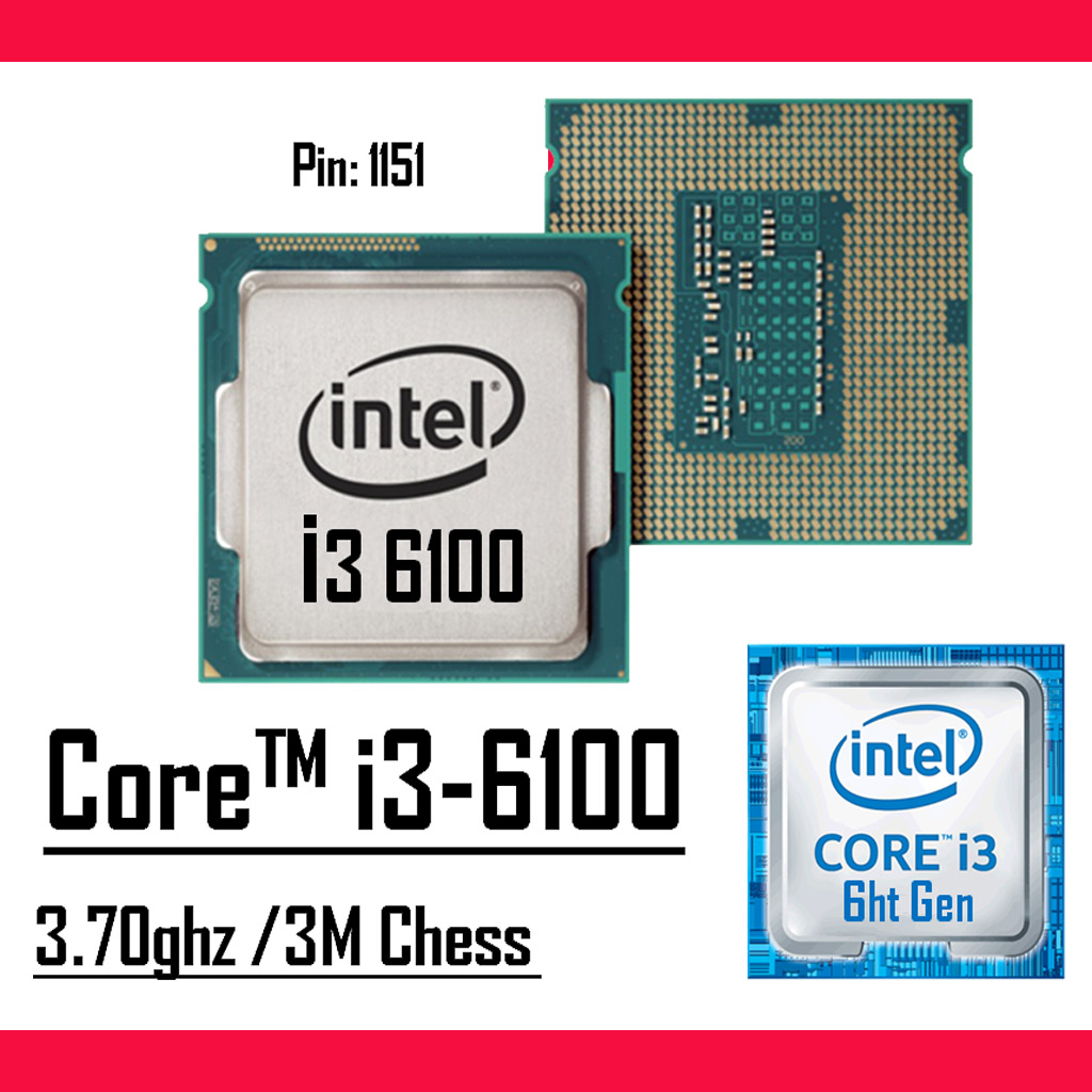 CPUセット⑤ 30枚 i3-6100.7100 Intel® Core™ i3 6100 3M Cache, 3.70 GHz