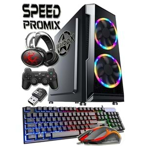 WARBOX Speed ProMix i3 12100f 16GB Ram 240gb SSD 250gb HDD HDD R7 240-4GB E.Kartı Oyuncu Bilgisayarı