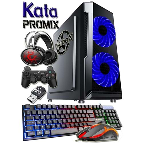 WARBOX Kata ProMix i5 10400f 16GB Ram 240gb SSD 250gb Hdd R7 240-4GB E.Kartı Oyuncu Bilgisayarı