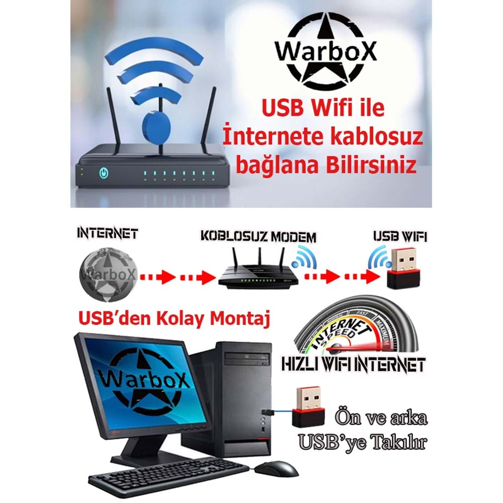 WarboX Eagle 16gb Ram X5650 İşlemci 256gb SSD R7 240-4gb E.kartı 20