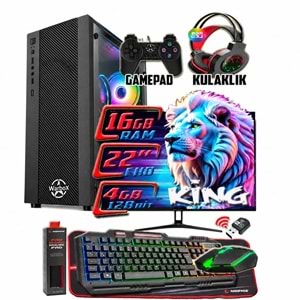 WarboX KİNG X5650 İşlemci 16gb Ram 256gb SSD R7 240-4gb E.kartı 22