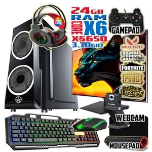 WarboX PUMA Xeon X5650 24gb Ram 256gb SSD 250gb HDD R7 240-4gb E.kartı 19