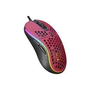 Rampage SMX-R85 GENTLE 6400dpi Kırmızı RGB Ledli Makrolu Gaming Oyuncu Mouse