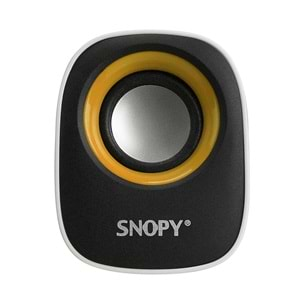 Snopy SN- 120 2.0 Beyaz/Sarı USB Speaker