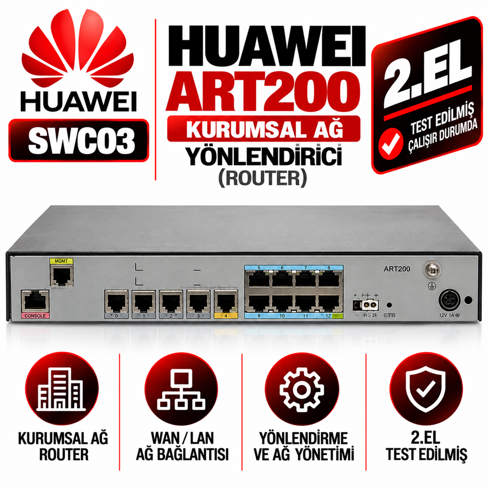 HUAWEI ART200 2.EL Kurumsal Ağ Yönlendirici (Router)