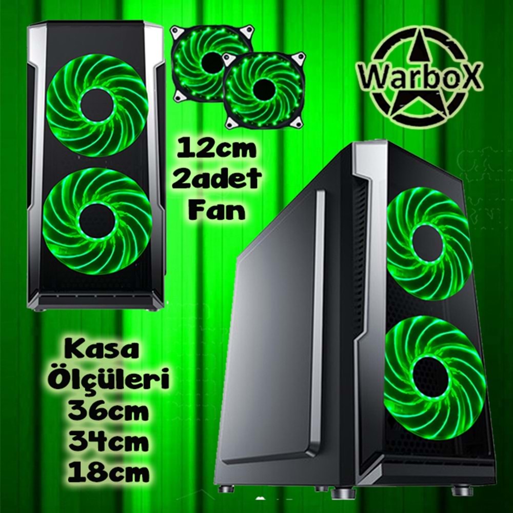 WarboX HOBİT I3 7100 3.90ghz 16gb Ram 240gb Ssd 250gb Hdd R7 240-4gb E.kartı 22