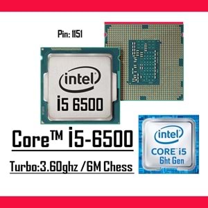 Intel® Core™ i5 6500 3.60 Ghz 6mb Cache Lga 1151p Tray Masaüstü Bilgisayar İşlemci