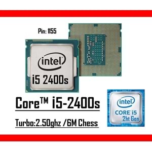 Intel® Core™ i5 2400s 2.50 Ghz 6mb Cache Lga 1155p Tray Masaüstü Bilgisayar İşlemci