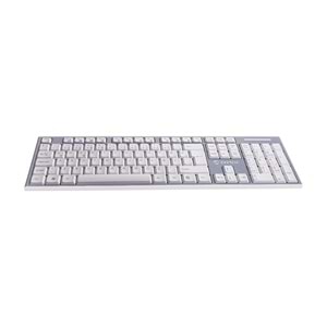 Everest KM- 6063 Beyaz/Gri Kablosuz Q Multimedia Klavye + Mouse Set