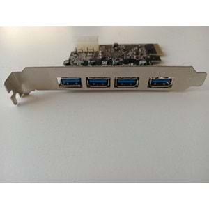 4 PORTLU Pcı Express USB 3.0 Kart Çoklayıcı VL805 Çip