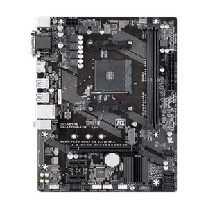 Gıgabyte A320M S2H 3200MHz DDR4 Soket AM4 M.2 HDMI DVI VGA mATX Anakart