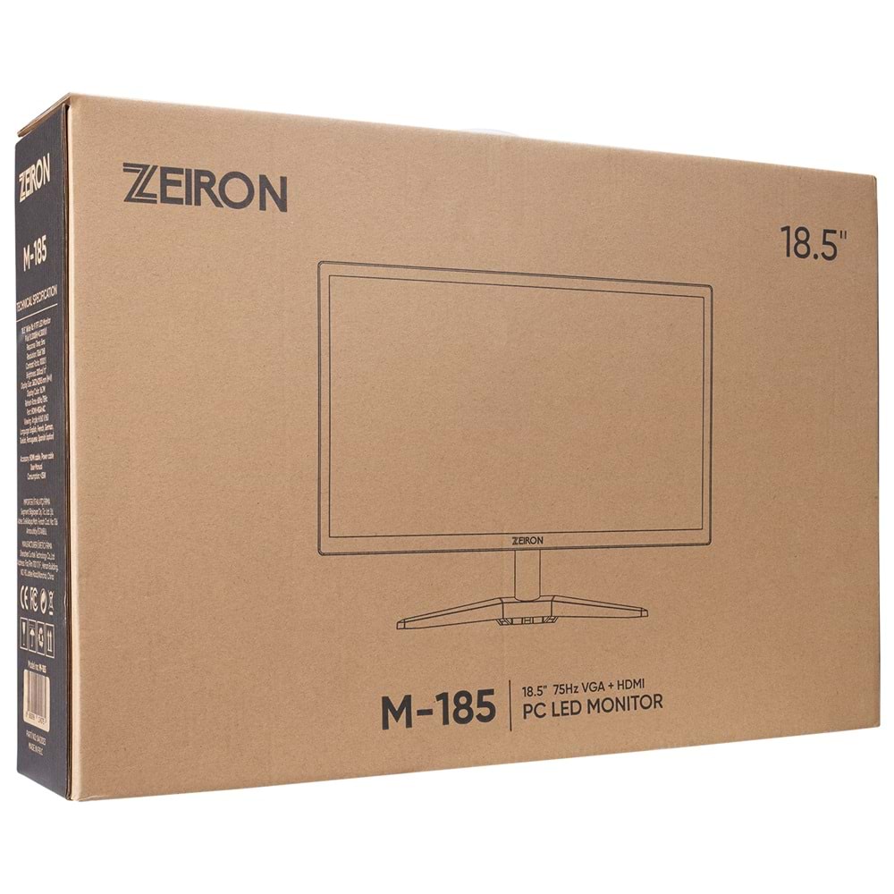 Zeiron M-185 18.5 75Hz 1366*768 VGA+HDMI PC Led Monitör