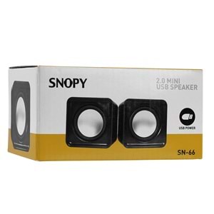 Snopy SN-66 2.0 Siyah USB Speaker