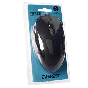 Everest SM-216 Usb Siyah 1200dpi Optik Mouse