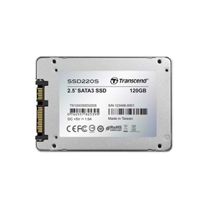 Transcend TS120GSSD220S 120GB 2.5” 560/520MB/s 3D TLC SATA3 SSD