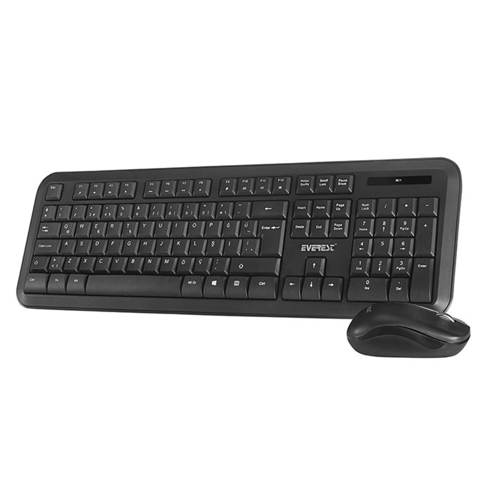 Everest KM-8100 Ergomy Usb Kablosuz Q Standart Klavye + Mouse Set