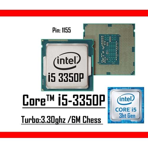 Intel® Core™ i5 3350P 3.30 Ghz 6mb Cache Lga 1155p Tray Masaüstü Bilgisayar İşlemci